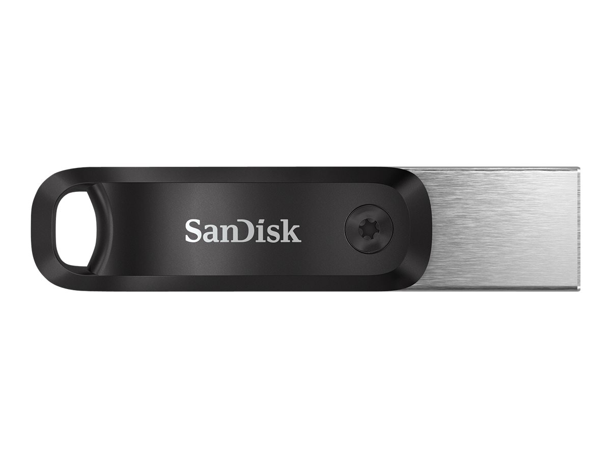 SanDisk iXpand Go - USB-Flash-Laufwerk - 64 GB - USB 3.0 / Lightning - für Apple iPad/iPhone (Lightning)3.0