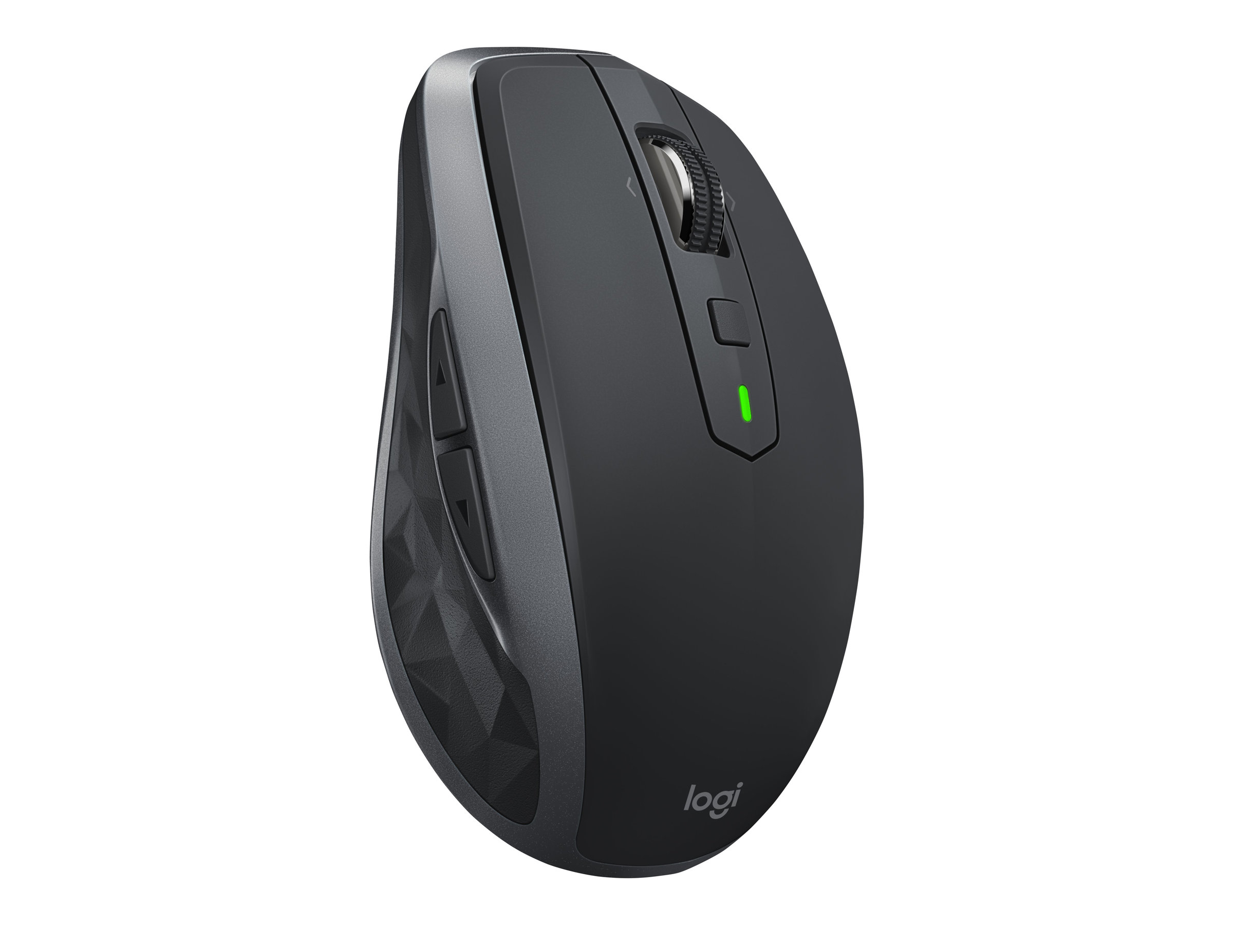 Logitech MX Anywhere 2S - Maus - Laser - 7 Tasten - kabellos - 2.4 GHz, Bluetooth - kabelloser Empfänger (USB)Graphite