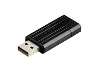 Verbatim PinStripe USB Drive - USB-Flash-Laufwerk64 GB - USB 2.0 - Schwarz
