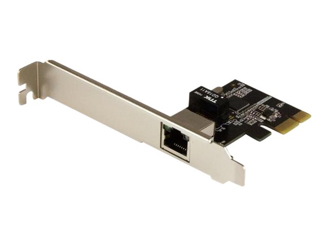 StarTech.com Startech 1 Port PCI Express Gigabit EthernetNetzwerkkarte - Intel I210 NIC - PCIe Netzwerk Adapter mit Intel Chip - Netzwerkadapter - PCI Express x1 Low-Profile - 1GbE - 1000Base-T - Schw