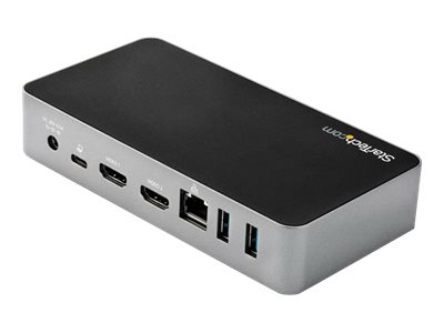 StarTech.com DK30CHHPDEU USB-C-Dockingstation (zwei HDMI-Monitore, 60 W Stromversorgung, Mac und Windows, 1x USB-C und 3x USB-A, 1080p)Dockingstation - USB-C 3.1 - 2 x HDMI - 1GbE - 90 Watt - Europa