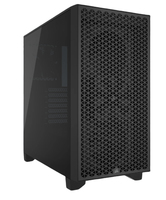 Corsair 3000D AIRFLOW - Mid tower - E-ATX - Seitenteil mit Fenster (gehärtetes Glas)keine Spannungsversorgung (ATX) - Schwarz - USB/Audio