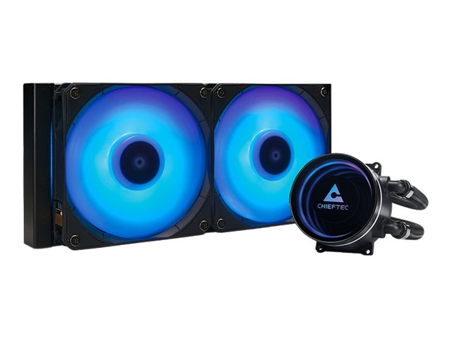 Chieftec Iceberg 240 - Prozessor-Flüssigkeitskühlsystem - Kühlergröße: 240 mm - (für: LGA1150, LGA1151, LGA1155, LGA1156, LGA1200, LGA1700, LGA1851, AM2, AM2+, AM3+, AM4, AM5, FM1, FM2, FM2+)Kupfer -