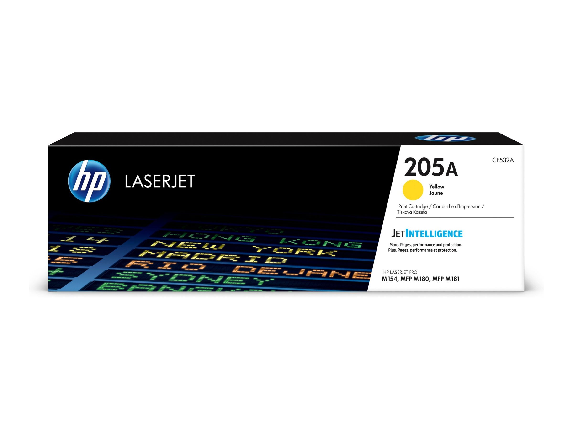 HP 205A - Gelb - original - LaserJet - Tonerpatrone (CF532A)für Color LaserJet Pro M154a - M154nw - MFP M180n - MFP M180nw