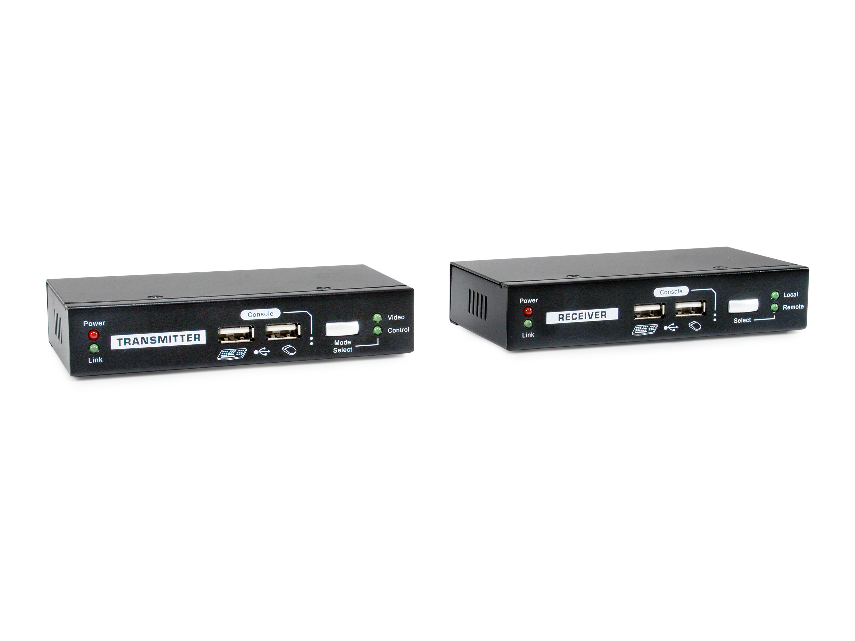 LevelOne KVM-9036 - KVM-Extender - USB 2.0, RS-232VGA - über CAT 5 - USB - bis zu 100 m