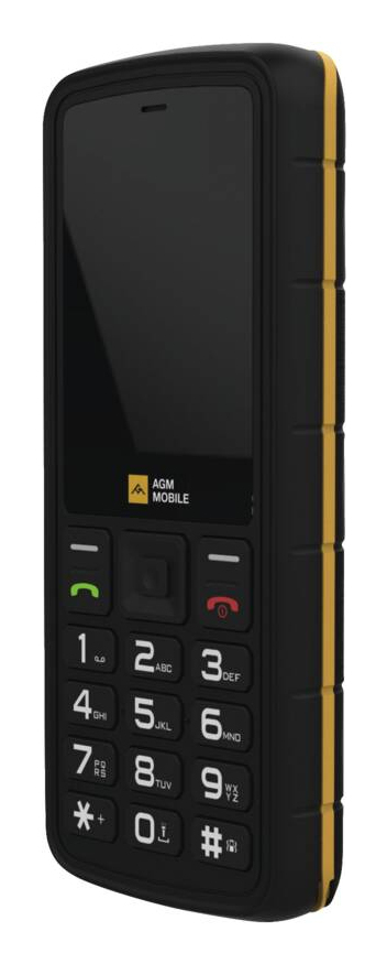AGM Mobile AGM M9F 4G Floating, Balken, Dual-SIM, 6,1 cm (2.4"), 2 MP, 1000 mAh, Schwarz, Orange2.4“ - 1000 mAh - Full Dual SIM - 108B - USB Typ C - 2MP - 4G