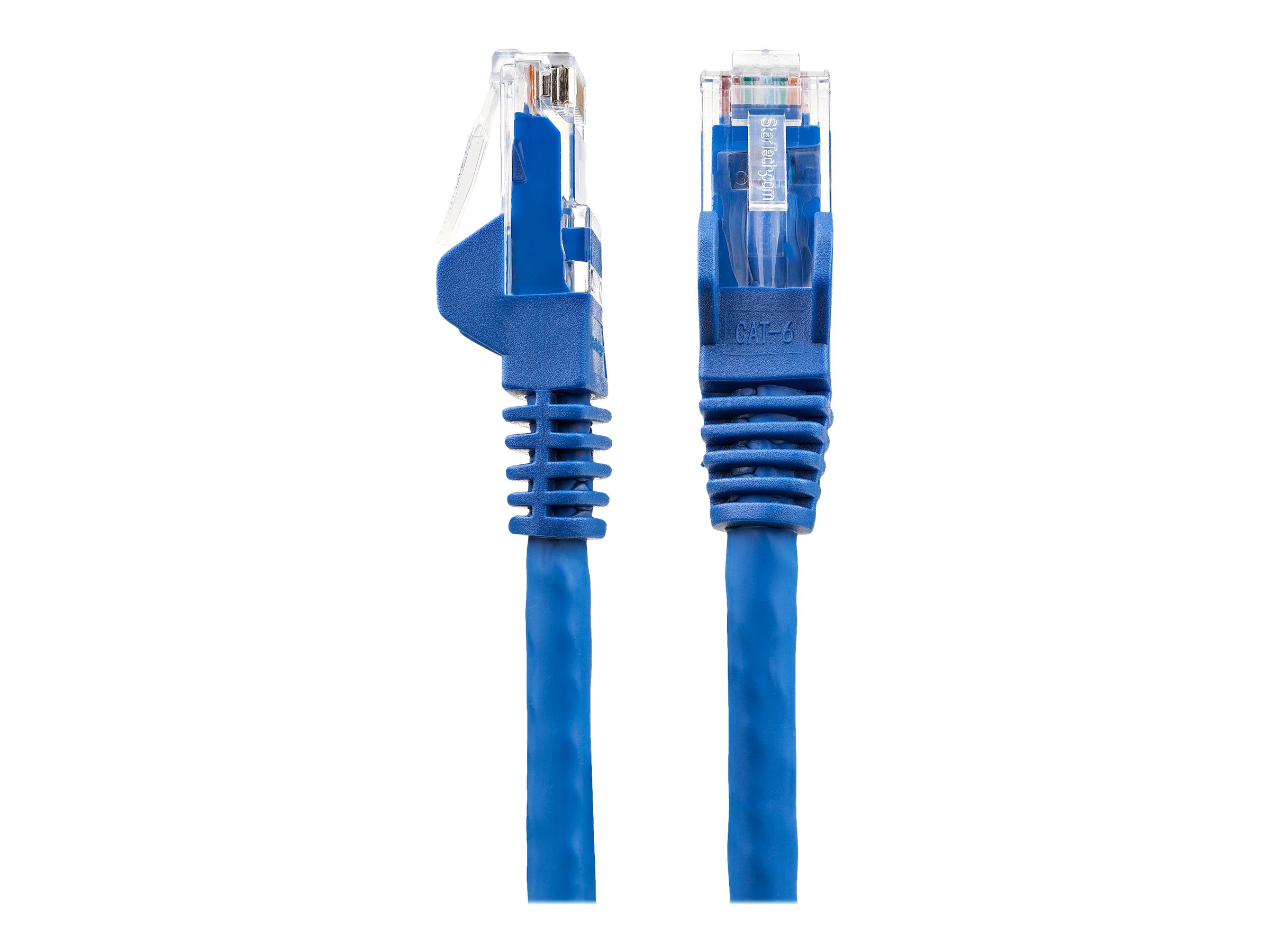 StarTech.com 2m Netzwerkkabel CAT6 - LSZH (Low Smoke Zero Halogen)10 Gigabit 650MHz 100W PoE RJ45 10GbE UTP Lan Kabel - Blau - CAT 6 - ETL Zertifizierung - 24AWG (N6LPATCH2MBL) - Patch-Kabel - RJ-45 (