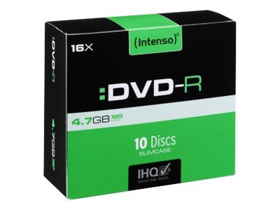 Intenso 10 x DVD-R - 4.7 GB (120 Min.) 16x