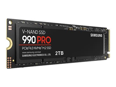Samsung 990 PRO MZ-V9P2T0BW - SSD - verschlüsselt - 2 TB - intern - M.2 2280 - PCIe 4.0 x4 (NVMe)256-Bit-AES - TCG Opal Encryption 2.0