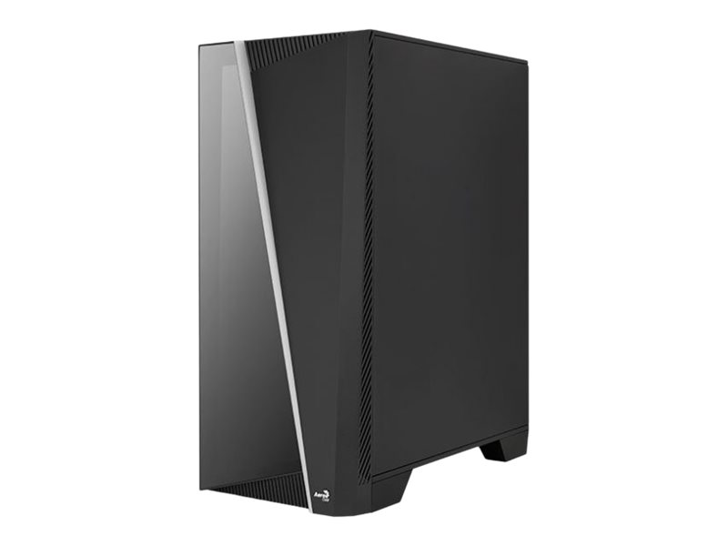 AEROCOOL ADVANCED TECHNOLOGIES AeroCool Mirage-G-BK-v1 - Mid tower - ATX - Seitenteil mit Fenster (gehärtetes Glas)keine Spannungsversorgung (ATX) - Schwarz - USB/Audio