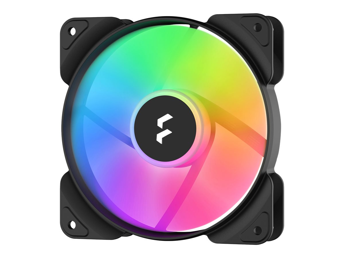 Fractal Design Aspect 12 RGB PWM - Gehäuselüfter - 120 mm - Schwarz (Packung mit 3)500 rpm - 12 V - 55,94 cfm