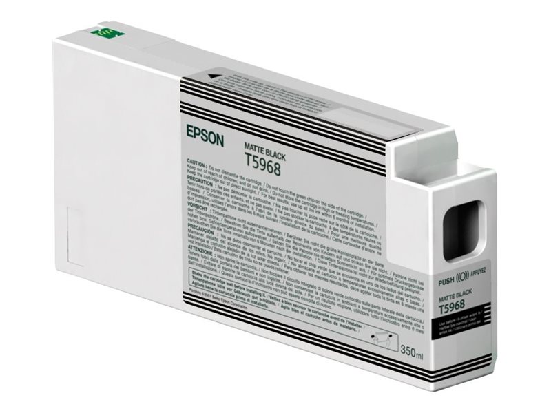 Epson T5968 - 350 ml - mattschwarz - originalTintenpatrone - für Stylus Pro 7700 - Pro 7900 - Pro 9890 - Pro 9900