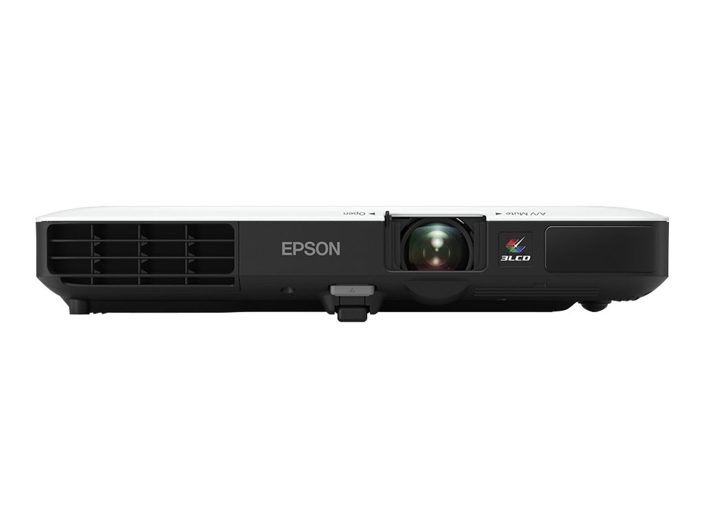 Epson EB-1780W - LCD-Projektor - tragbar - 3000 lm (weiß)3000 lm (Farbe) - WXGA (1280 x 800) - 16:10 - 720p - 802.11n drahtlos - Schwarz - weiß
