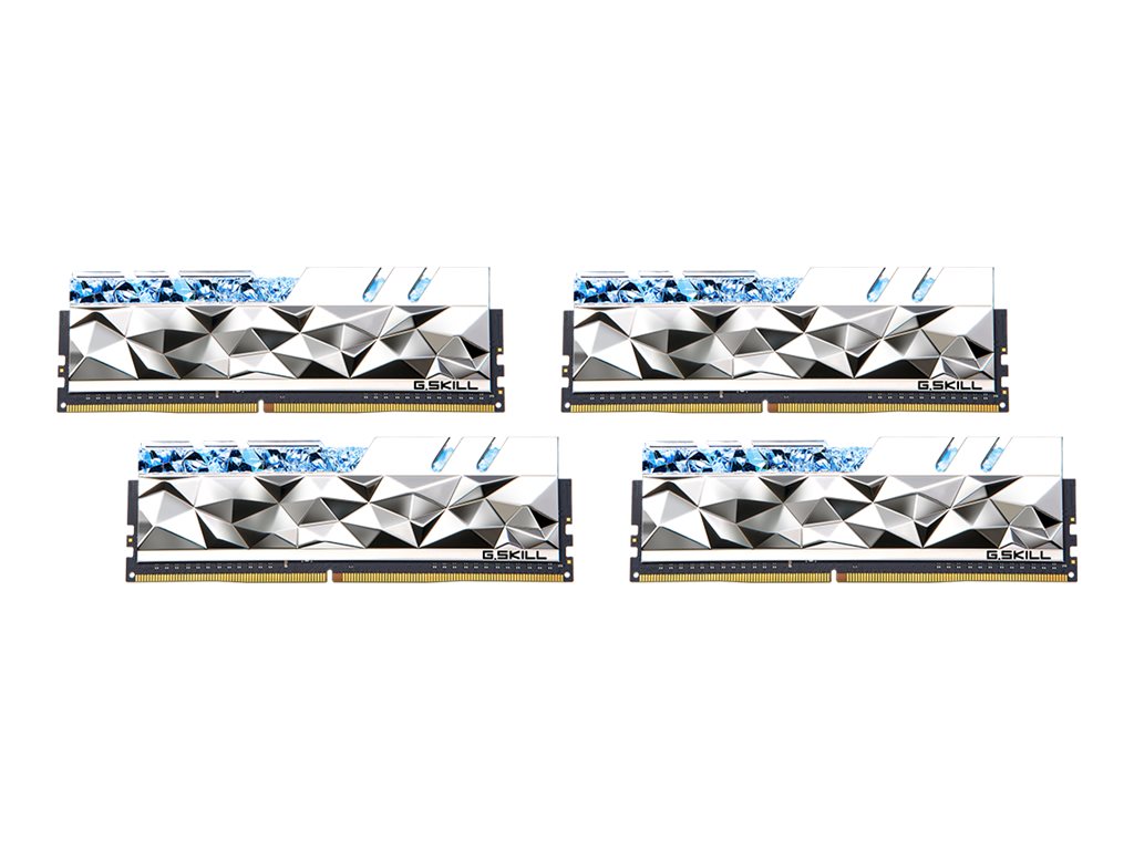 G.Skill Trident Z Royal Elite - DDR4 - Kit64 GB: 4 x 16 GB - DIMM 288-PIN - 3600 MT/s / PC4-28800 - CL16 - 1.35 V - ungepuffert - non-ECC - Silber