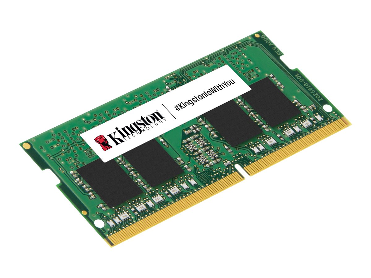 Kingston ValueRAM - DDR4 - Modul - 8 GB - SODIMM 260-PIN - 3200 MT/s / PC4-25600 - CL22 - 1.2 V - ungepuffert - non-ECC - für Intel Next Unit of Computing 11 - 12