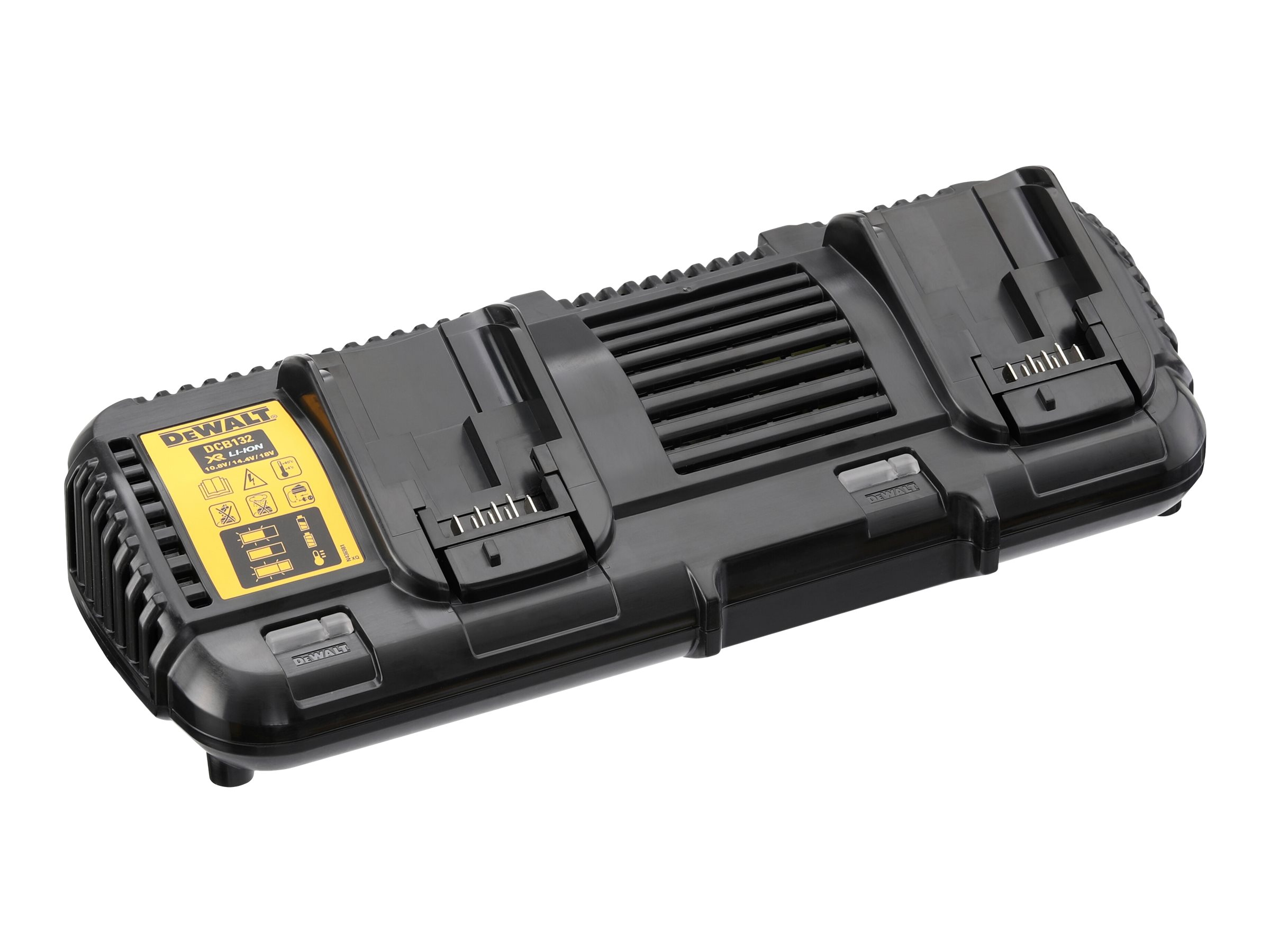 DEWALT XR - Batterieladegerät - 2 x Batterienladen - 4 A - für 20V MAX* Compact XR; 20V MAX* Premium XR; XR DCB125 - DCB182 - DCB184 - DCB187-XJ