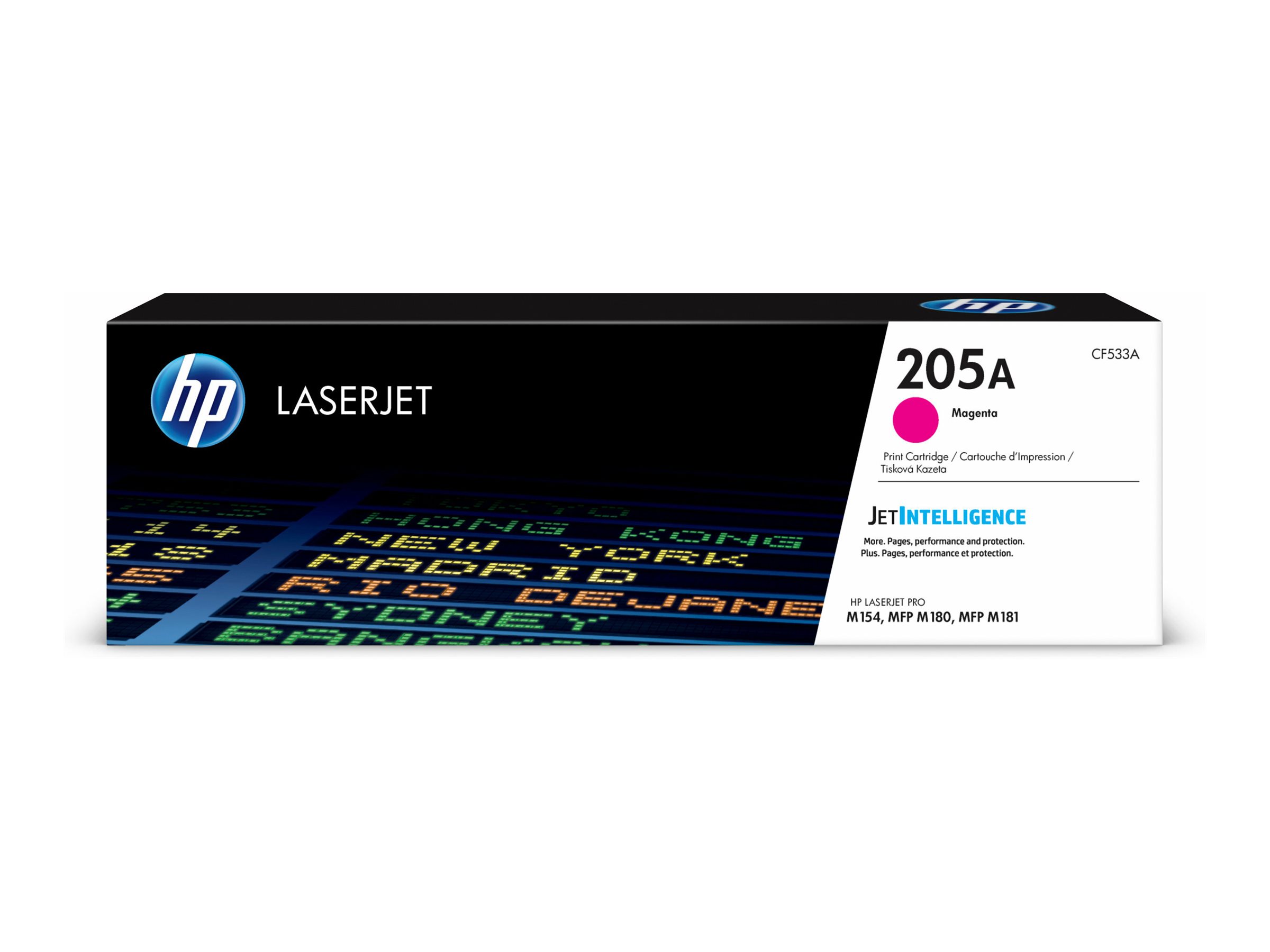 HP 205A - Magenta - original - LaserJet - Tonerpatrone (CF533A)für Color LaserJet Pro M154a - M154nw - MFP M180n - MFP M180nw
