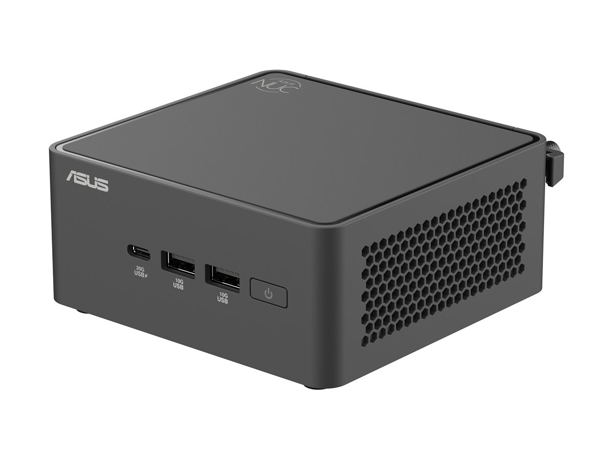 ASUS NUC 15 Pro Tall Kit RNUC15CRHU700002 - BareboneMini-PC - 1 x Core Ultra 7 255H / 1.5 GHz - RAM 0 GB - Arc Graphics 140T - Wi-Fi 6 - Bluetooth - Wi-Fi 7 - WLAN: 802.11a/b/g/n/ac/ax/be - Bluetooth