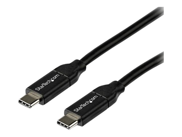 StarTech.com StarTech 2m 6ft USB C to USB C Cable - 5A PD - USB 2.0 USB-IF Certified - USB-Kabel - USB-C (M)gerade zu USB-C (M) gerade - Thunderbolt 3 / USB 2.0 / USB 3.0 / USB 3.1 - 5 A - 2 m - Schwa
