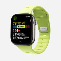 Nomad Tempo Band, Band, Smartwatch, Hellgrün, Apple, 45mm / 46mm, Gummi