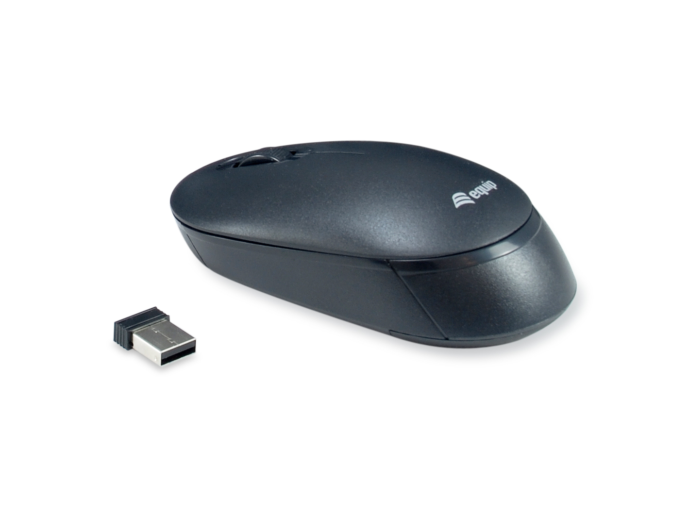 Equip Tastatur-und-Maus-Set - kabellos - 2.4GHz - QWERTY - Portugiesisch - Schwarz