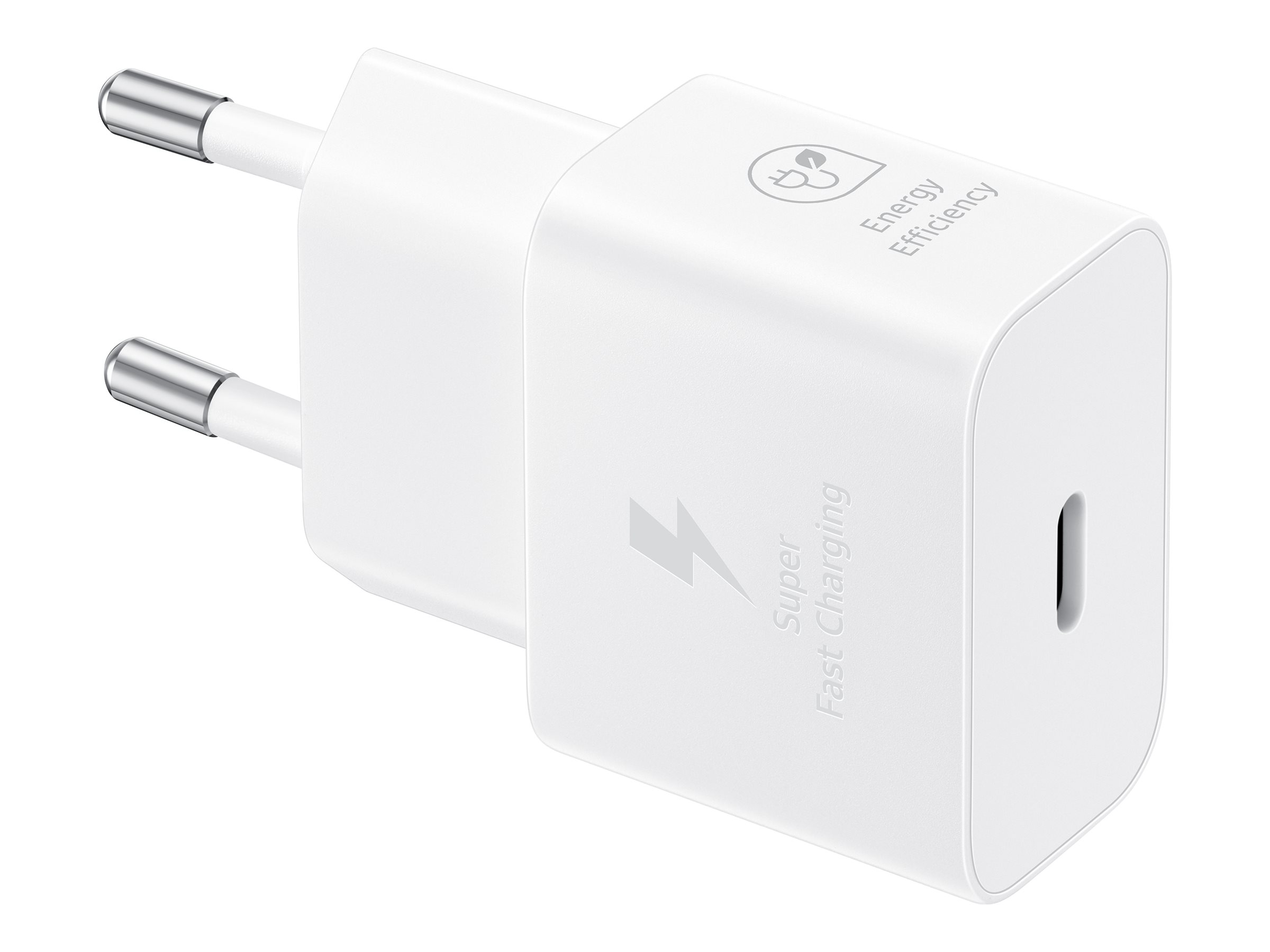 Samsung EP-T2510N - Netzteil - 25 Watt - 3 A - PD 3.0, PD/PPS, SFC (USB-C)auf Kabel: USB-C - weiß