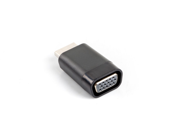 Lanberg Videoadapter - HDMI männlich zu HD-15 (VGA)weiblich - Schwarz