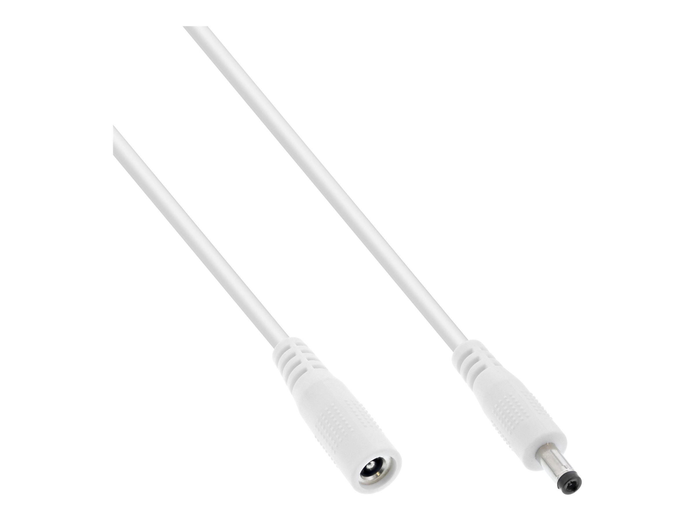InLine Verlängerungskabel - DC Stecker 4,0x1,7mm - weiß - 1mzu Gleichstromstecker 4,0 x 1,7 mm (W) - 1 m - weiß