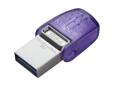 Kingston DataTraveler microDuo 3C - USB-Flash-Laufwerk128 GB - USB 3.2 Gen 1 / USB-C