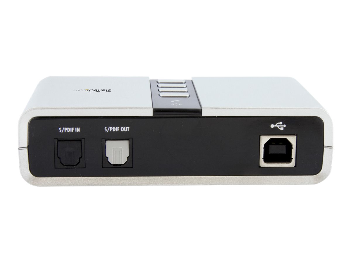 StarTech.com USB 2.0 Soundbox 7.1 Adapter - externeUSB Soundkarte mit SPDIF Didital Audio - External Soundcard mit 8x 3,5mm Buchse - Soundkarte - 48 kHz - 7.1 - USB 2.0 - für P/N: MU15MMS - MU6MMS