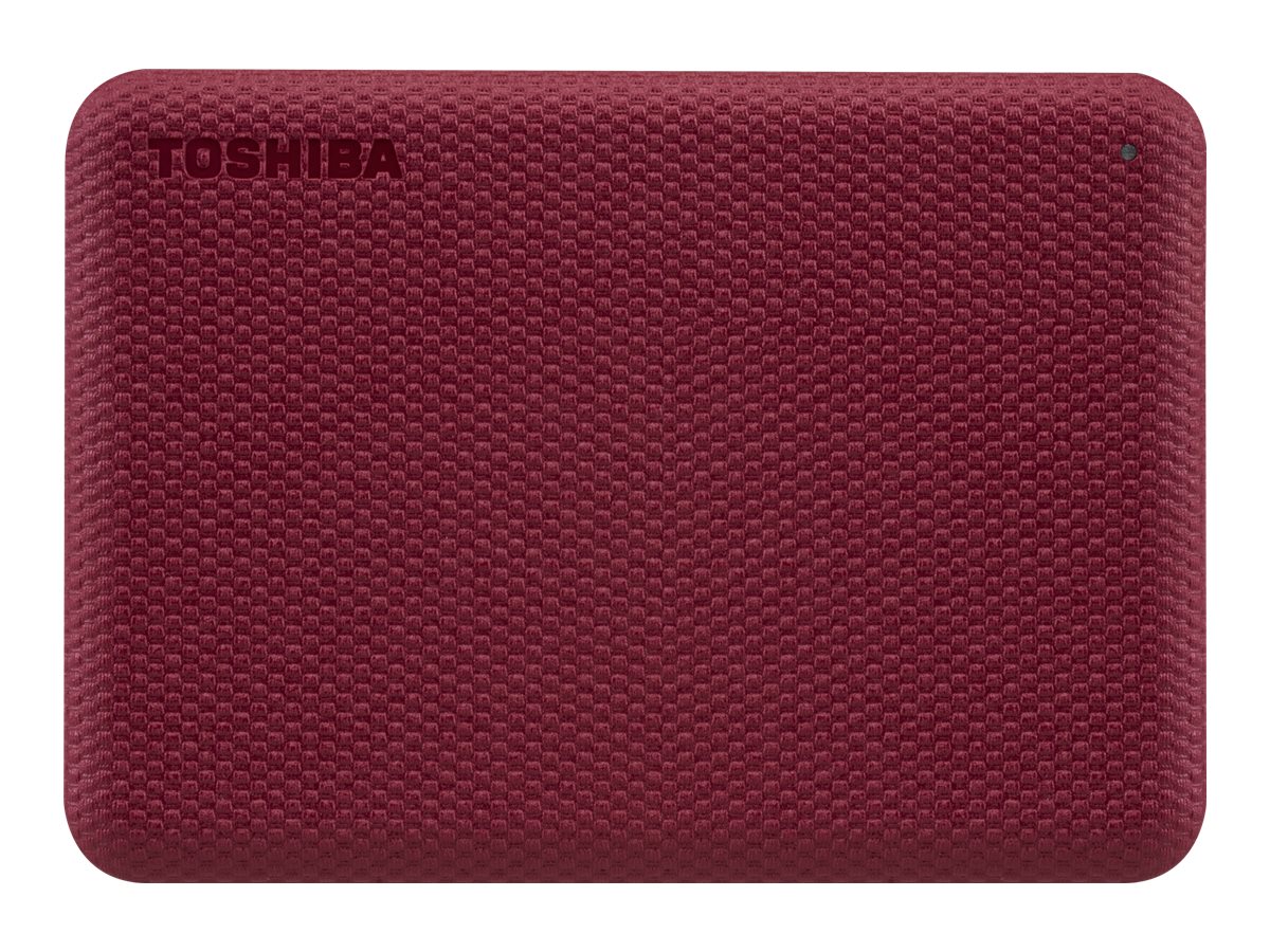 Toshiba Canvio Advance - Festplatte - 2 TB - extern (tragbar)2.5" (6.4 cm) - USB 3.2 Gen 1 - Rot