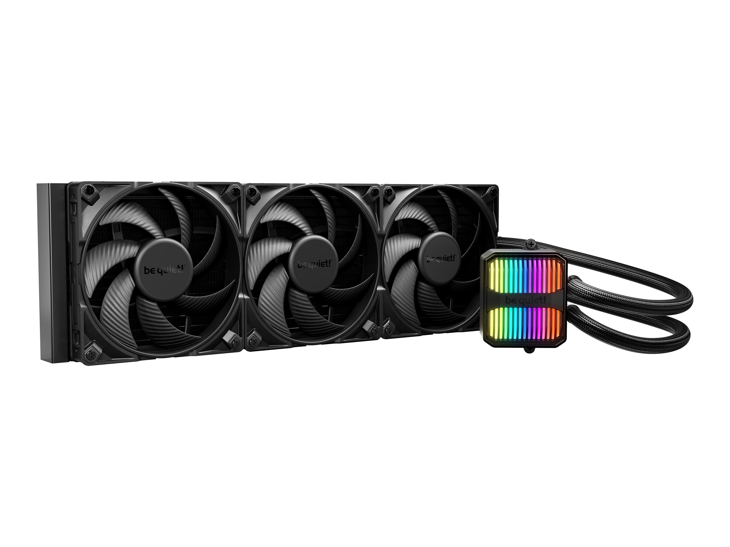 Be Quiet! Silent Loop 3 - Prozessor-Luftkühler - Kühlergröße: 420 mm - (für: LGA1150, LGA1151, LGA1155, LGA1200, LGA1700, LGA1851, AM4, AM5, TR4, TR5)Kupfer-Bodenplatte und vernickelte Aluminium-Finne