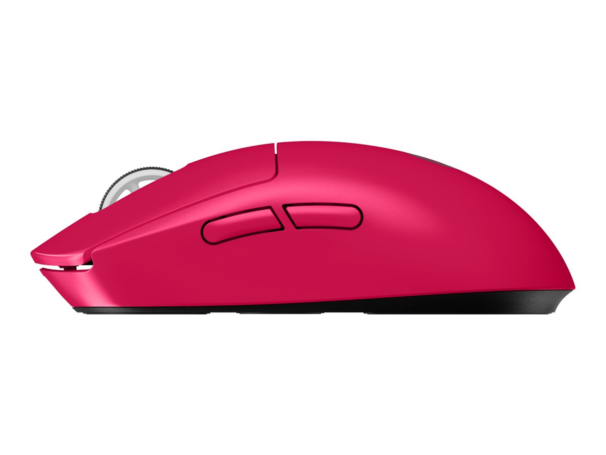 Logitech G PRO X SUPERLIGHT 2 - Maus - Gamingoptisch - 5 Tasten - kabellos - 2.4 GHz - USB Logitech LIGHTSPEED Empfänger - pink