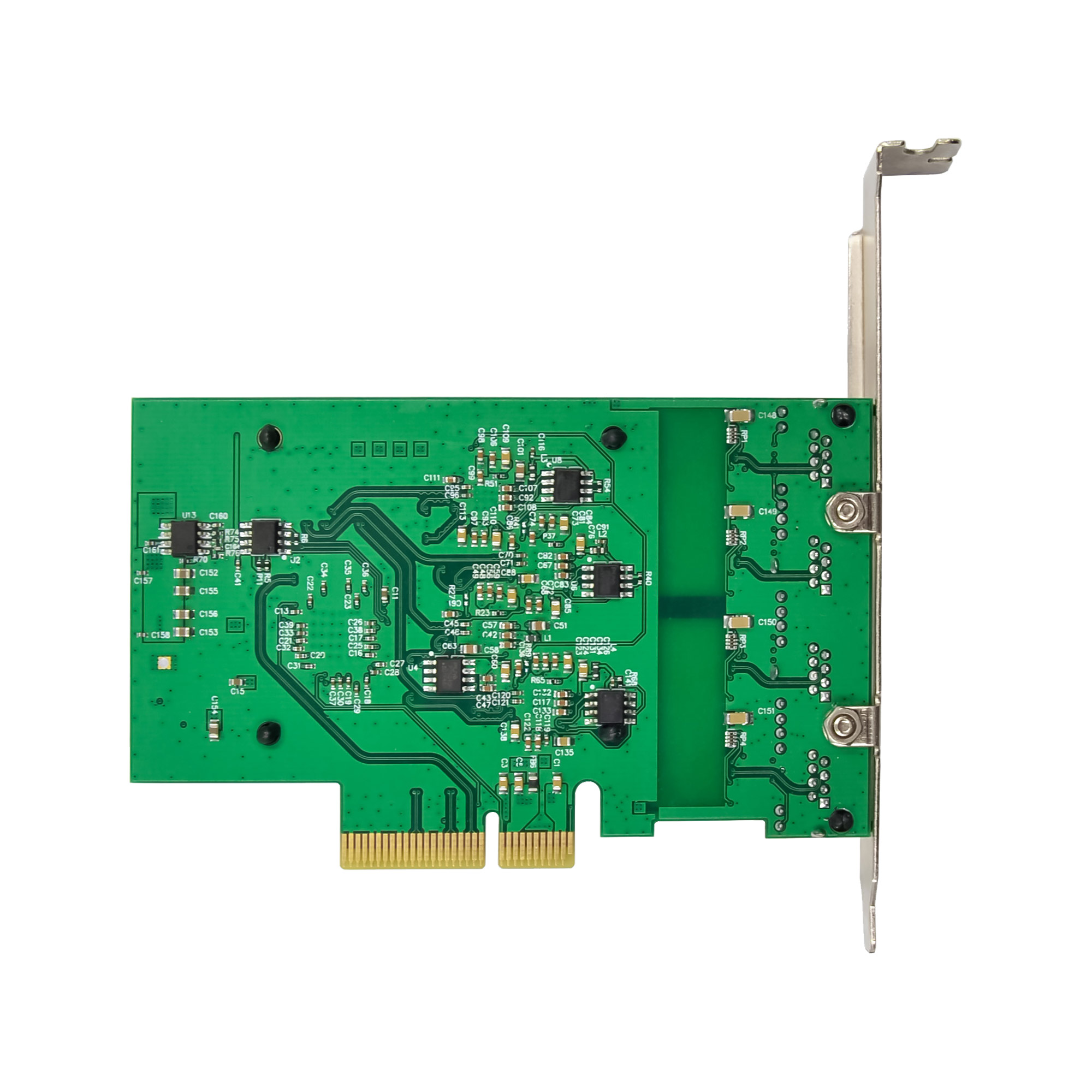 InLine Quad Netzwerkkarte - PCIe x4 - 4-Port RJ45 2,5Gb/s - inkl. low profile10/100/1000/2500Base-T x 4