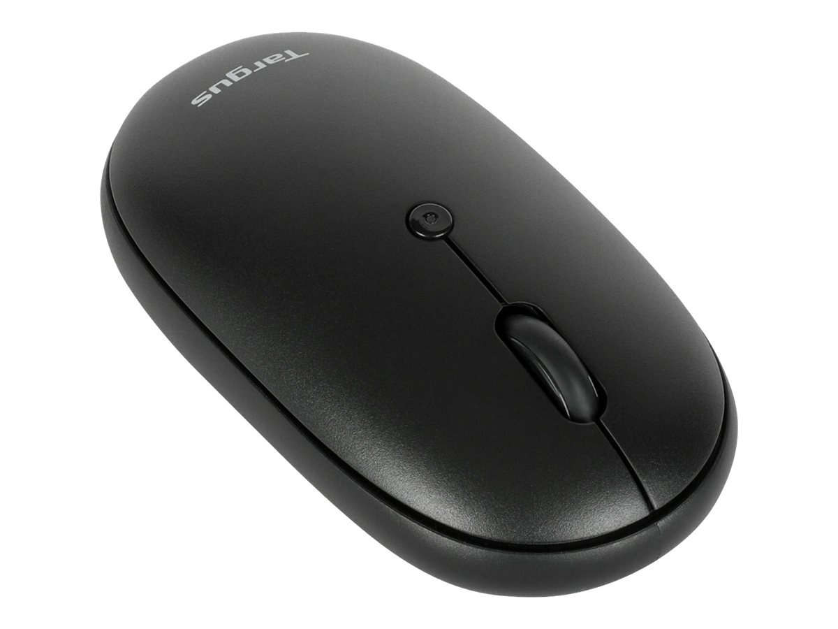 Targus Maus - antimikrobiell - rechts- undlinkshändig - kabellos - Bluetooth 5.0 - Schwarz