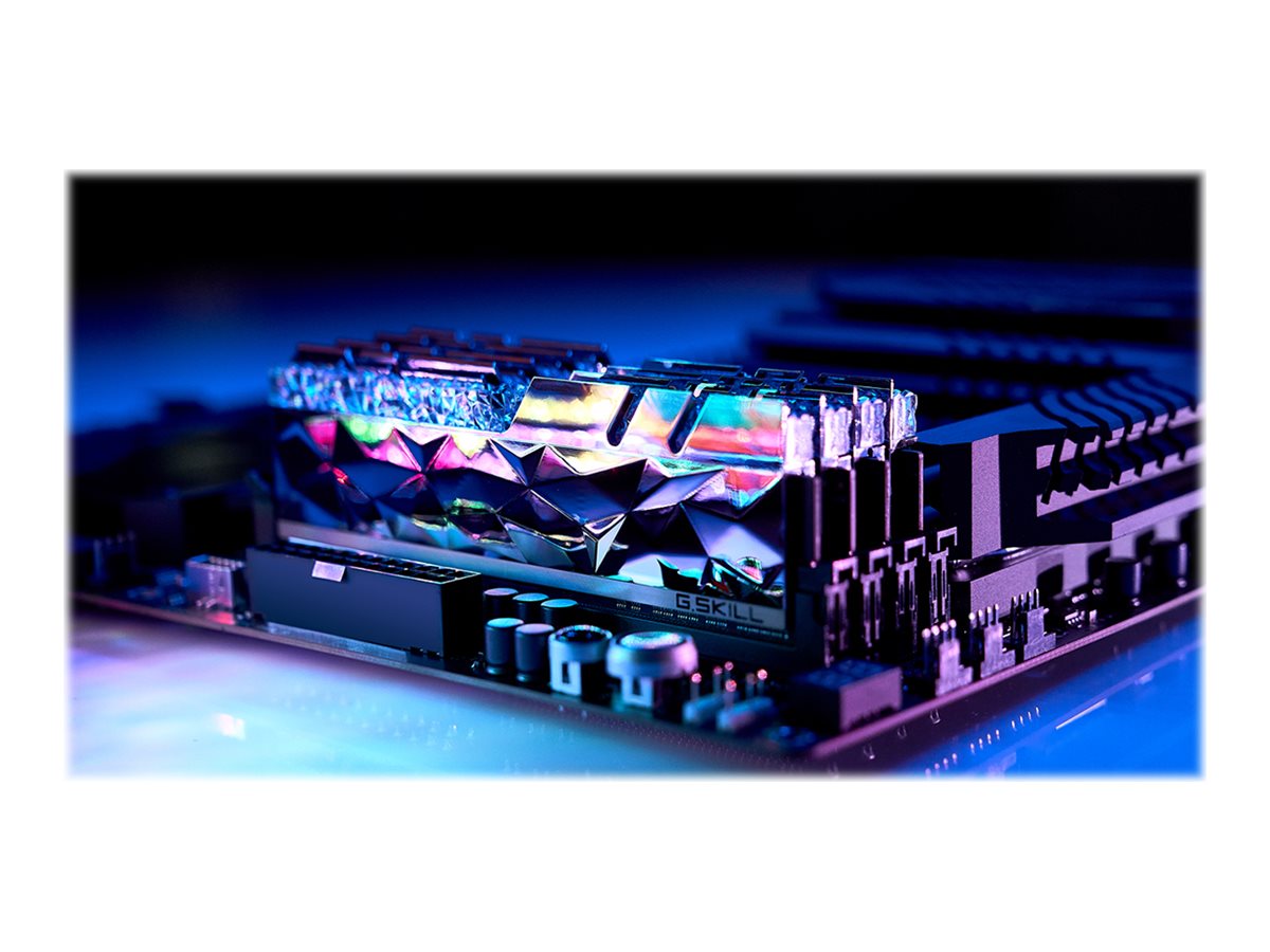 G.Skill Trident Z Royal Elite - DDR4 - Kit64 GB: 4 x 16 GB - DIMM 288-PIN - 3600 MT/s / PC4-28800 - CL16 - 1.35 V - ungepuffert - non-ECC - Silber