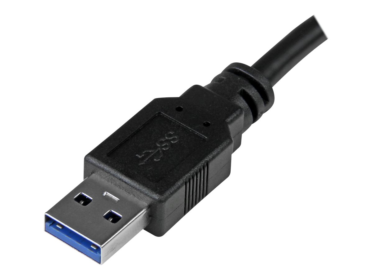 StarTech.com USB 3.1 auf 2,5 (6,4cm) SATA III Adapter Kabel mit UASP - USB 3.1 zu SATA SSD/HDD Konverter / Adapterkabel - Speicher-Controller - 2.5" (6.4 cm)SATA 6Gb/s - USB 3.1 (Gen 2) - Schwarz