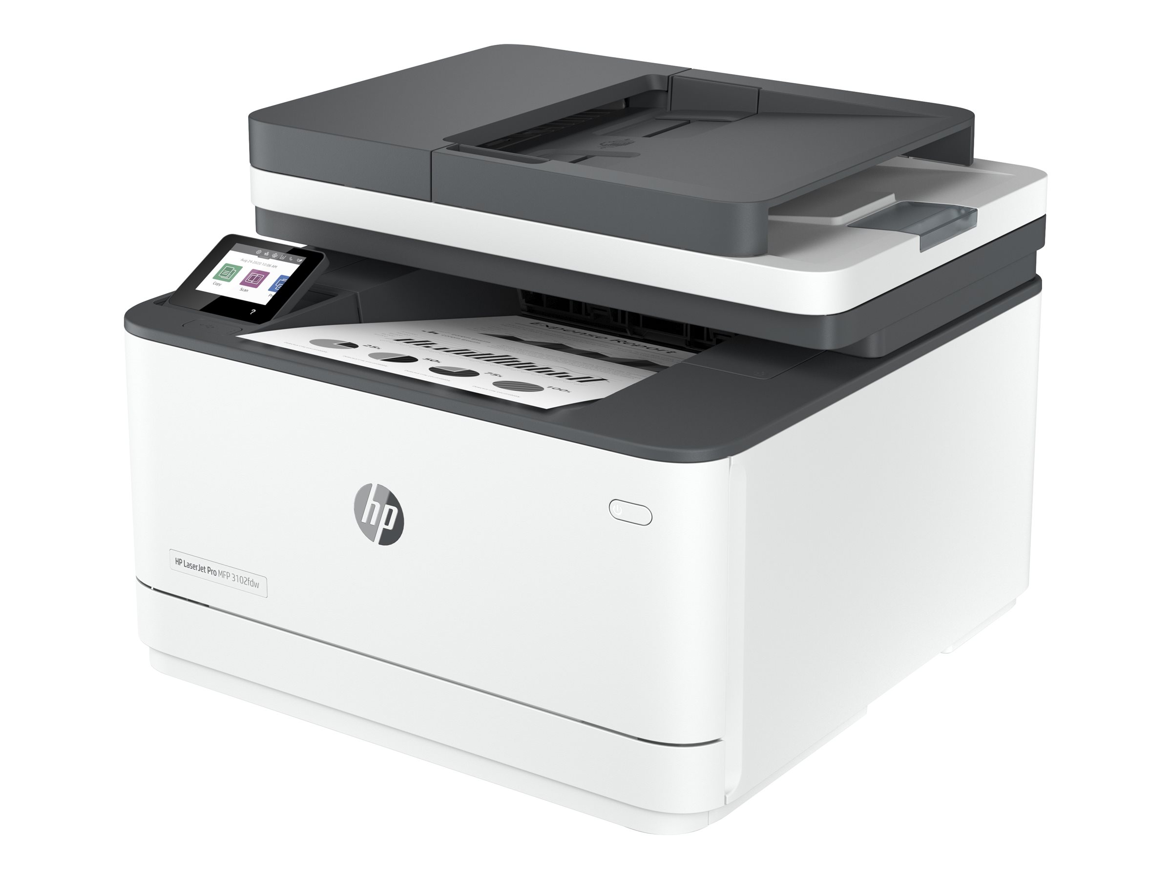 HP LaserJet Pro MFP 3102fdw - Multifunktionsdrucker - s/w - Laser - Legal (216 x 356 mm)(Original) - A4/Legal (Medien) - 250 Blatt - 33.6 Kbps - USB 2.0 - LAN - Wi-Fi(n) - Bluetooth