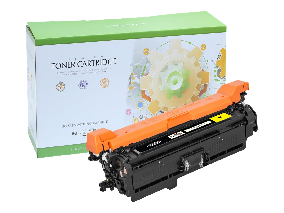 Static Control Gelb - kompatibel - Karton - Tonerpatrone (Alternative zu: Canon 2641B002, HP CE252A)für HP Color LaserJet CM3530 MFP - CM3530fs MFP - CP3525 - CP3525dn - CP3525n - CP3525x