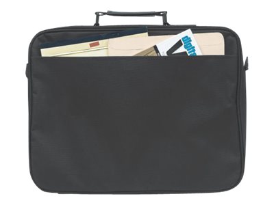 IC Intracom Manhattan Empire Laptop Bag 17.3", Clamshell design, Accessories Pocket, Shoulder Strap (removable)Notebook Case - Black -  - Notebook-Tasche - 43.2 cm (17")