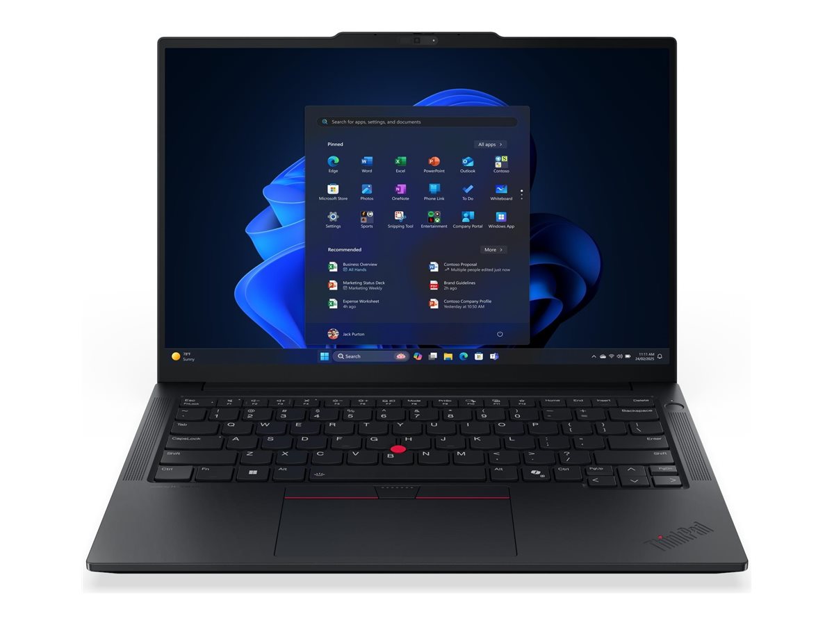 Lenovo ThinkPad E14 Gen 7 21T0 - 180°-Scharnierdesign - AMD Ryzen 7 250 / 3.3 GHz - Win 11 Pro - Radeon 780M - 32 GB RAM - 1 TB SSD TCG Opal Encryption 2, NVMe - 35.6 cm (14")IPS 1920 x 1200 - Wi-Fi 6