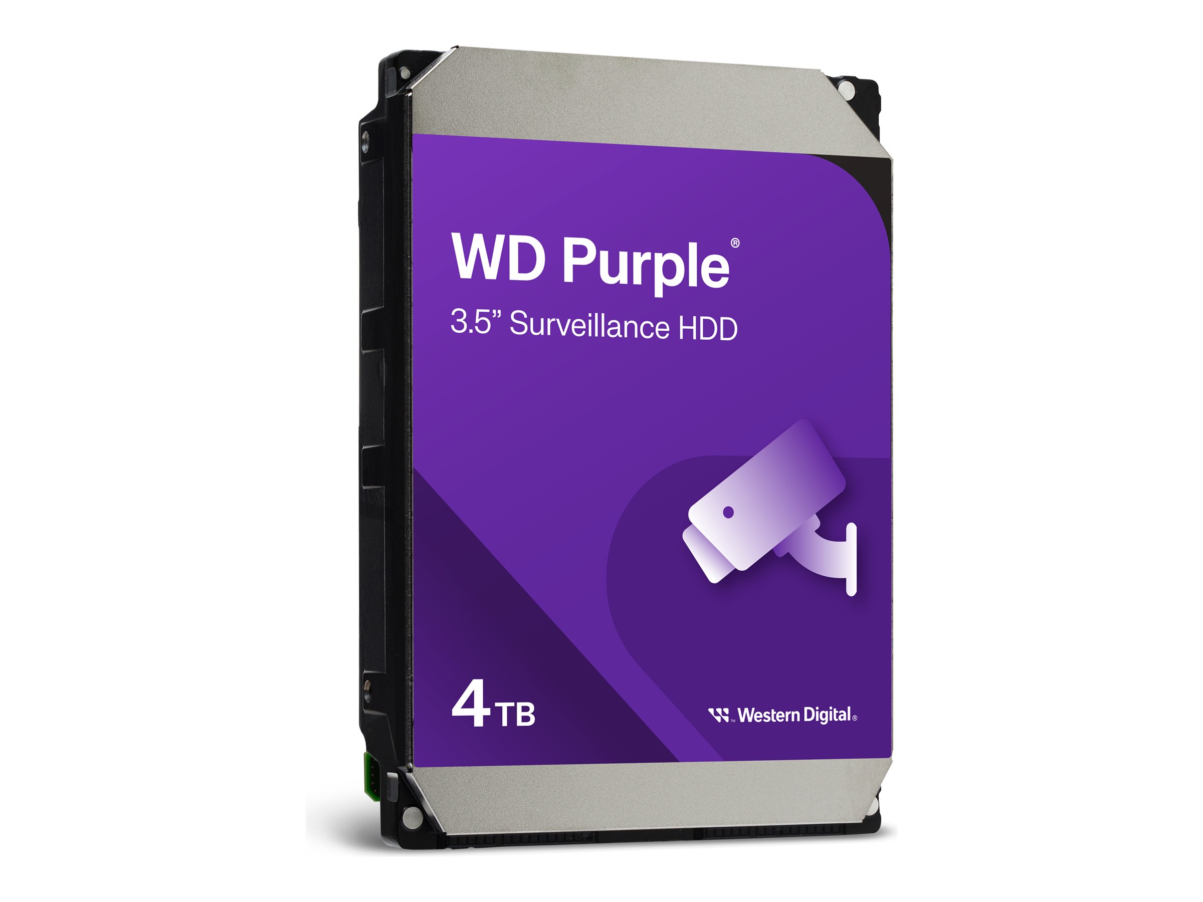 WD Purple WD43PURZ - Festplatte - 4 TB - Überwachung - intern - 3.5" (8.9 cm)SATA 6Gb/s - 5400 rpm - Puffer: 256 MB