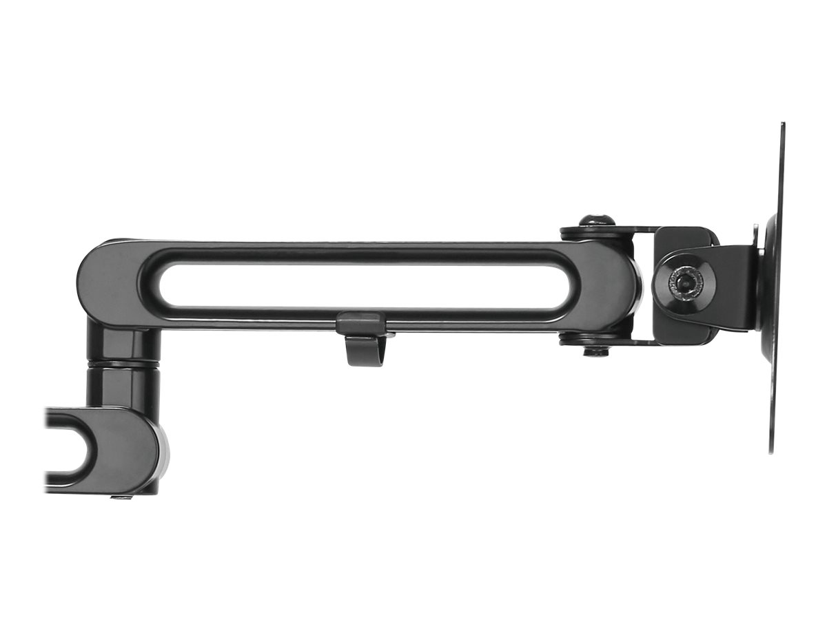 StarTech.com ARMDUAL3 Doppel Monitorarm zur Tischmontage (Gelenkarme für bis zu 32-Zoll-VESA Bildschirme, Monitorhalterung)Befestigungskit - einstellbarer Arm - für 2 Monitore - Aluminium - Schwarz -