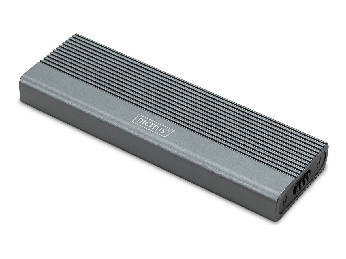 DIGITUS USB M.2 Festplattengehäuse, SSD, extern, NVMe + SATA, 10Gbps (NVMe) 6 Gbps (SATA),USB3.1 Gen2, Aluminium, werkzeugfrei extern - Aluminium - werkzeuglos - M.2 - M.2 NVMe Card / PCIe (NVMe) - US