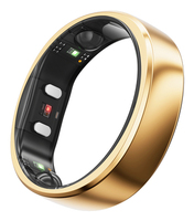 RINGCONN Gen 2, Smart-Ring Aktivitäts-Tracker, 13,5 mAh, Wasserfest, IP68Gold