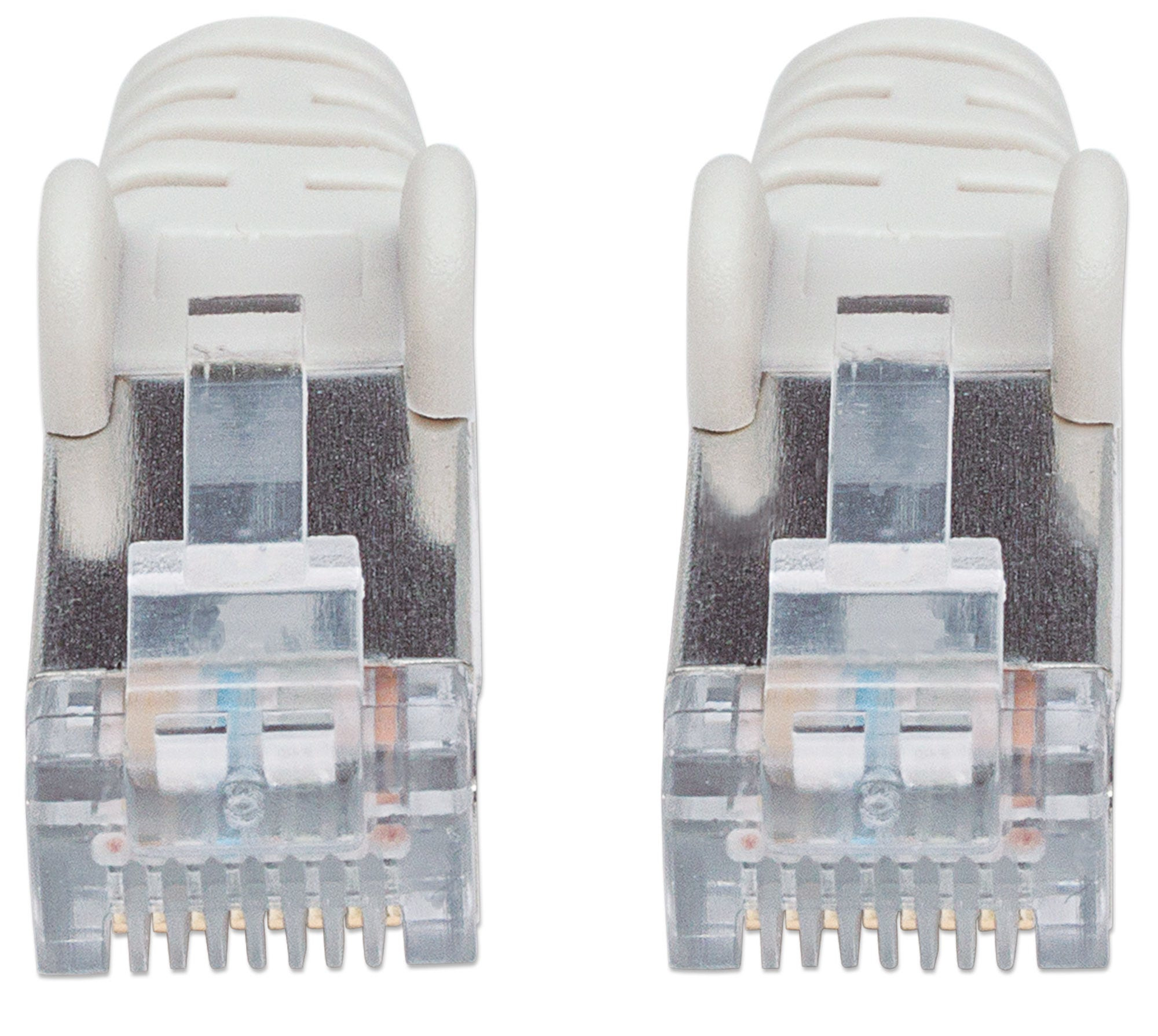 Intellinet Network Patch Cable, Cat6A, 15m, Grey, Copper, S/FTP, LSOH / LSZH, PVC, RJ45, Gold Plated Contacts, Snagless, Booted, , Polybag - Patch-Kabel - RJ-45 (M)zu RJ-45 (M) - 15 m - SFTP - CAT 6a