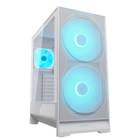 Cougar Gehäuse Midi-Tower, Airface 180, ARGB, Weiß, Midi Tower, PC, Weiß, ATX, CEB, micro ATX, Mini-ITX, Gaming, MultiMini-ITX - 3,5 " - 5,65 kg