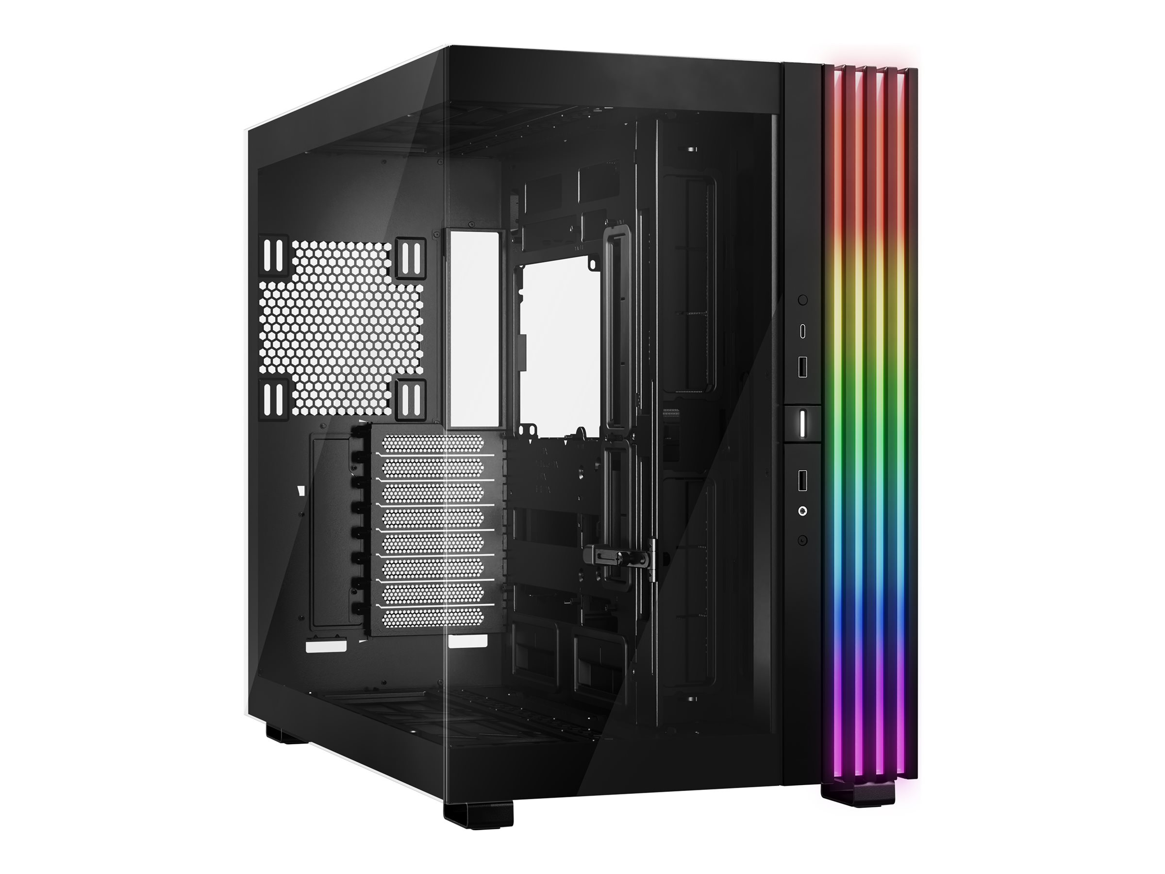 Be Quiet! Light Base 900 DX - FT - E-ATX - Seitenteil mit Fenster (Glas)keine Spannungsversorgung (ATX / PS/2) - Schwarz - USB/Audio