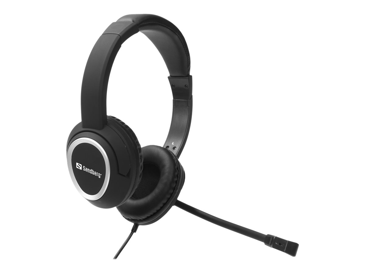 SANDBERG MiniJack Chat Headset - Headset - On-Earkabelgebunden - 3,5 mm Stecker