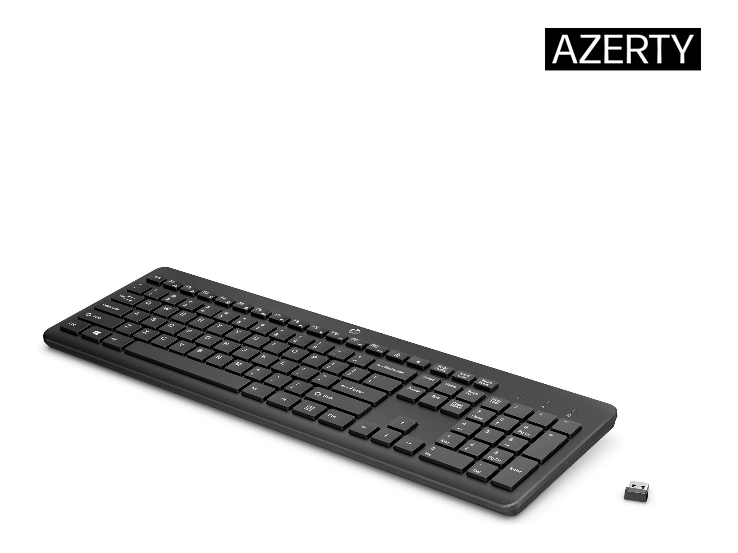 HP 230 - Tastatur - kabellos - 2.4 GHz - DeutschSchwarz - für OMEN by HP Laptop 16; Victus by HP Laptop 16; Laptop 14 - 15 - 17; Pavilion Plus Laptop 14